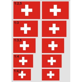 Schweizer-Kreuze 10Stk