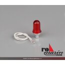Rotlicht mit Miniaturglühlampe 6V