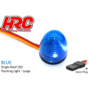 HRC Blinklicht blau rund