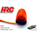 HRC Blinklicht klein rot rund