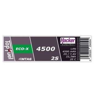 Hacker ECOX 7.4V 4500mah MTAG
