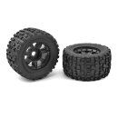 Tires - XL4S Grabber Black Rims 1 pair