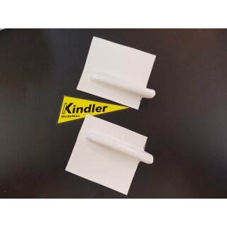 Servoabdeckung GFK weiss 1Paar