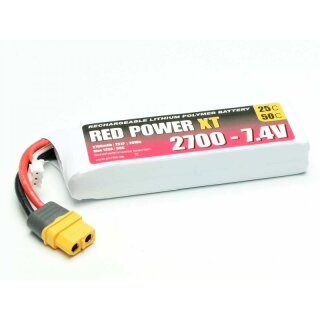 RedPower XT 2700mAh 7.4V mit XT60 Stecker