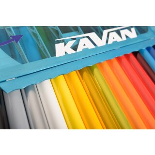 KAVAN Bügelfolie Rot transparent Rolle 200x64cm