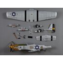 DERBEE P-51 D Mustang PNP gelb 75cm