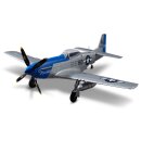 DERBEE P-51 D Mustang PNP blue 75cm