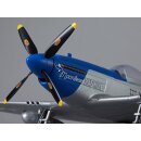 DERBEE P-51 D Mustang PNP blue 75cm