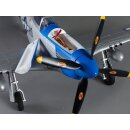 DERBEE P-51 D Mustang PNP blue 75cm