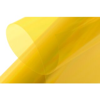 KAVAN 1m Bügelfolie transparent gelb