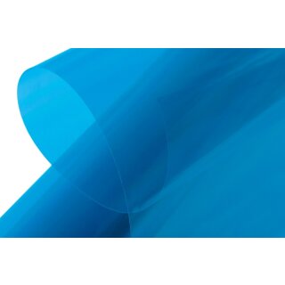 KAVAN Bügelfolie Blau transparent Rolle 200x64cm