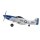 AKTION Top-RC Mini P-51D RTF blau 450mm