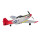 AKTION Top-RC Mini P-51D RTF rot 450mm