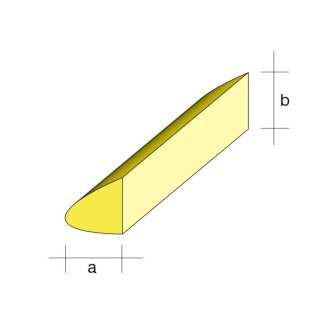 Nasenleiste 10x15mm