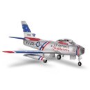 FMS F-86 The Huff Jet EDF 80 PNP blau 1.22m