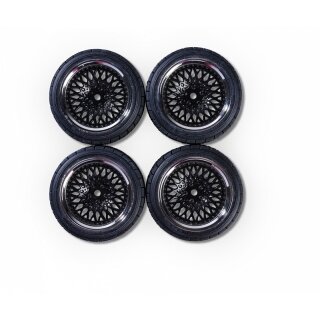 Wheel Set Rally Design black/chrom