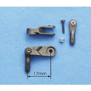 Servohebel Futaba 17mm CFK