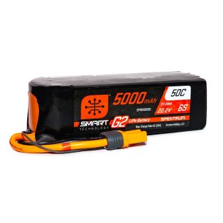 22.2V 5000mAh 6S 50C Smart G2 LiPo  IC5