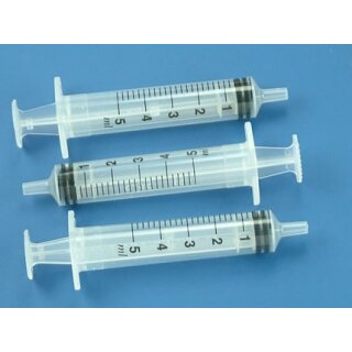 Spritzen Kunststoff 5 ml VE3
