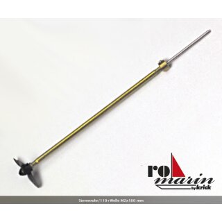 Stevenrohr 110mm+ Welle M2x160mm