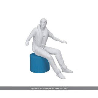 Figur Finn 1:15 Skipper an Pinne 3D Druck