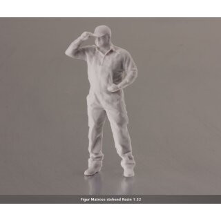 Figur Matrose stehend 3D Resin 1:32