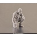 Figur Arbeiter kniehend 3D Resin 1:32