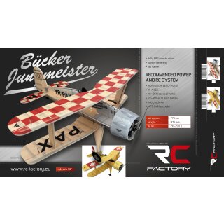 RcFactory Bücker Jungmeister Olympionic