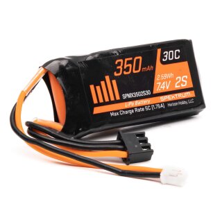 2S 7.4V 350mAh 30C LiPo