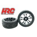 Räder Five Blocks Schwarz Felgen12mm Hex VE2