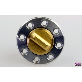 Betankungsventil, verschließbar silber