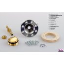 Betankungsventil, verschließbar silber