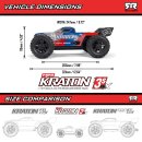 MINI KRATON 3S 4X4 EP RTR blue/red