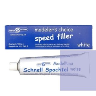 Schnellspachtel weiss