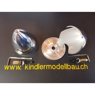 Spinner 76mm Alu 3-Blatt