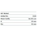 Winkel-90° D.25mm